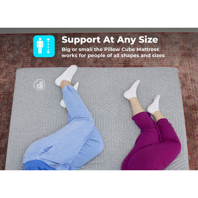 Pillow Cube Memory Foam King Mattress for Side Sleepers w/Hip & Shoulder Support - VMInnovations