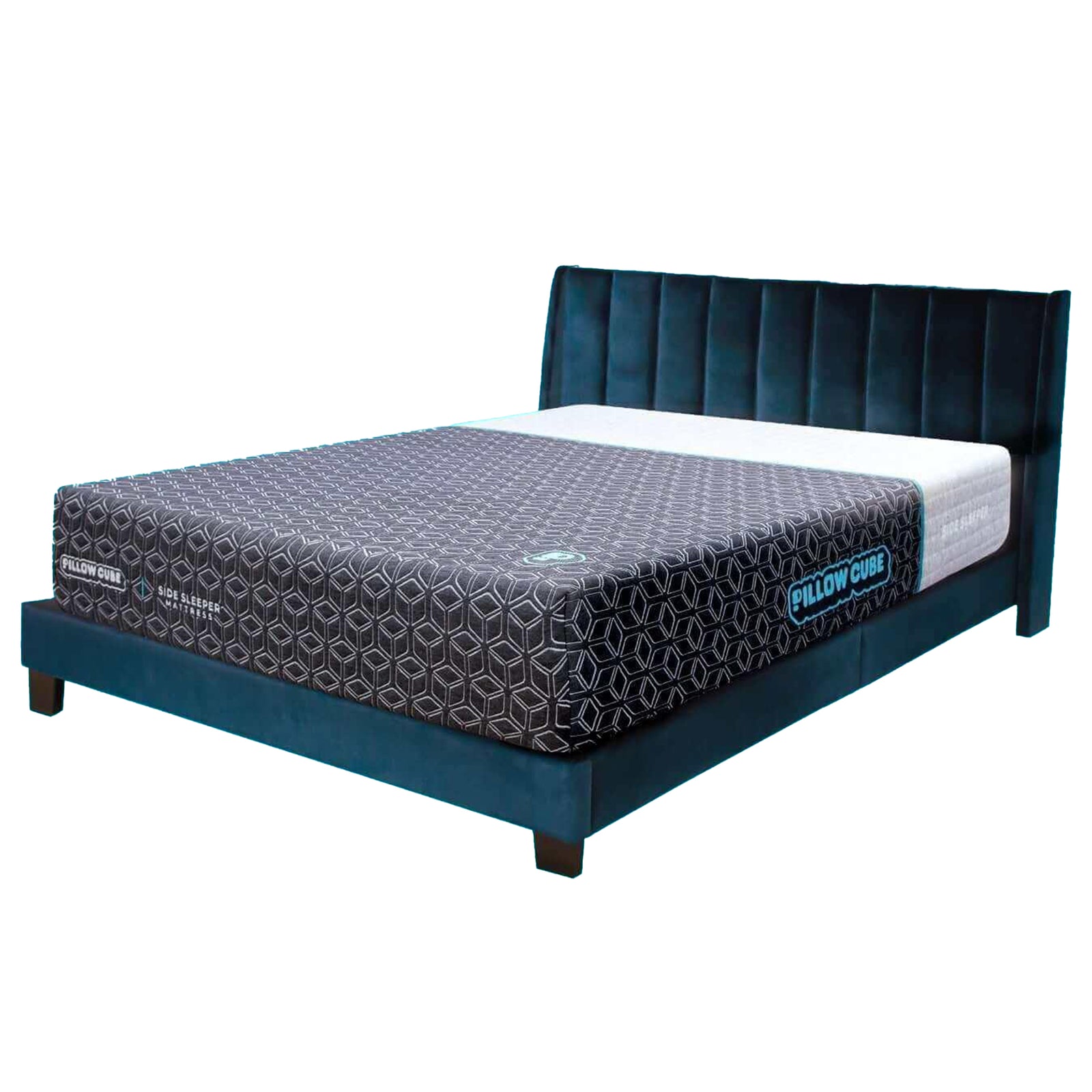 Pillow Cube 4 Layer Comfort King Mattress Pad for Side Sleeper Support(Open Box) - VMInnovations