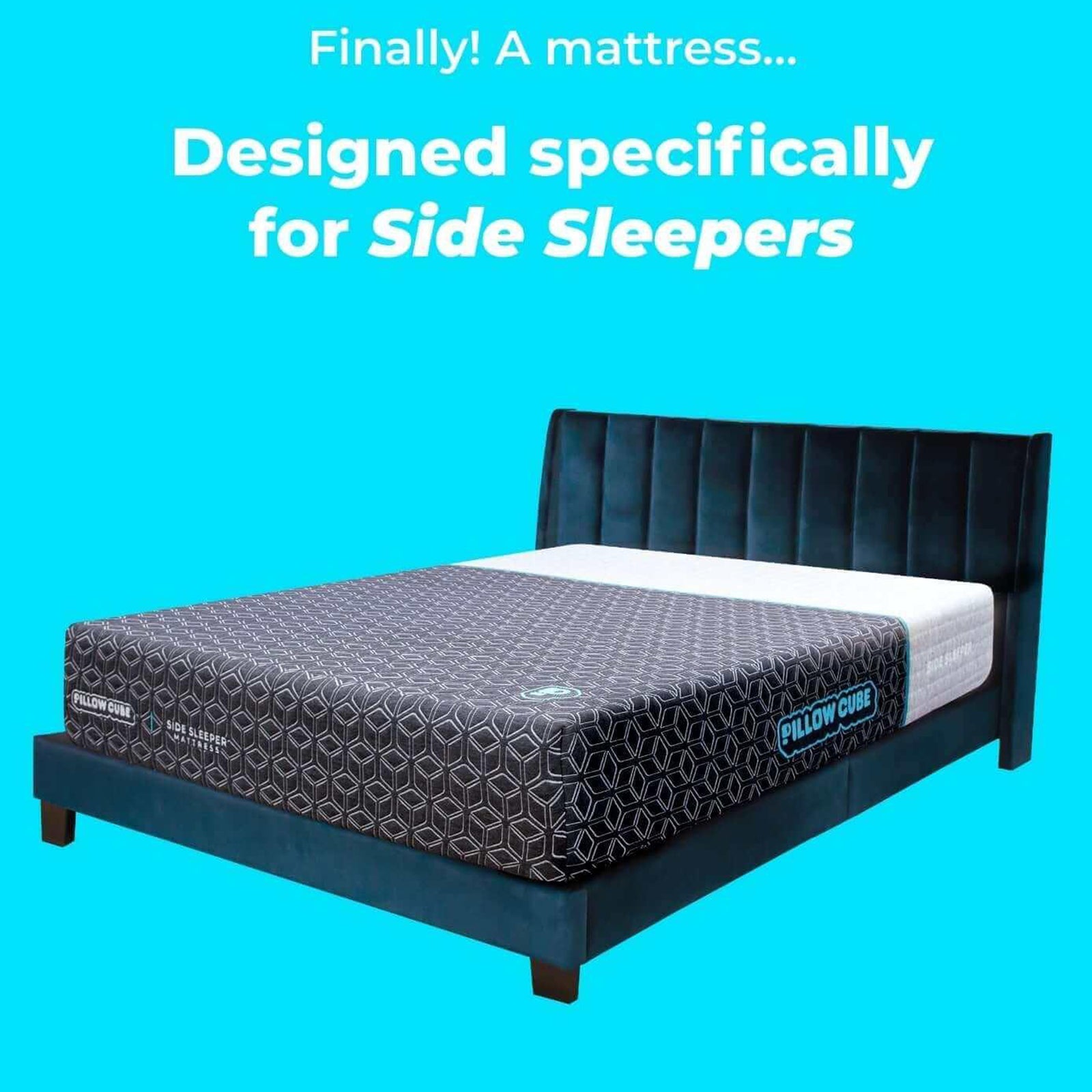 Pillow Cube 4 Layer Comfort King Mattress Pad for Side Sleeper Support(Open Box) - VMInnovations