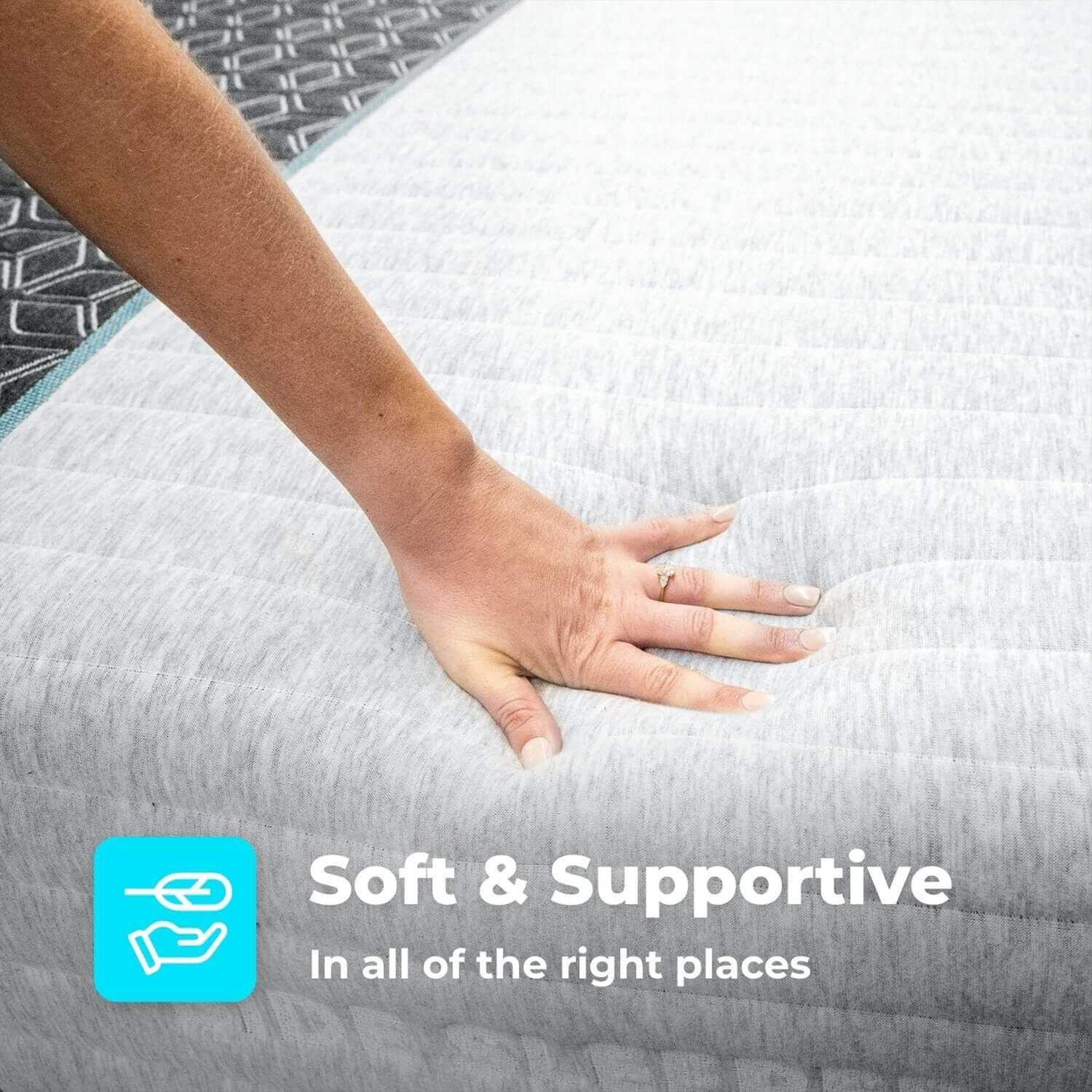 Pillow Cube 4 Layer Comfort King Mattress Pad for Side Sleeper Support(Open Box) - VMInnovations