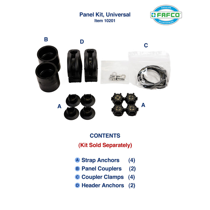 Connected Tube 4x12 Ft Highest Efficiency Solar Pool Heating Panel (Open Box)