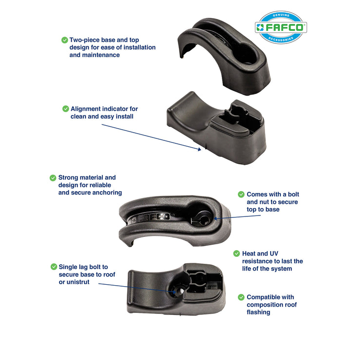 FAFCO Panel Installation Kit for In-Ground Pool Solar Heating Systems (Open Box) - VMInnovations