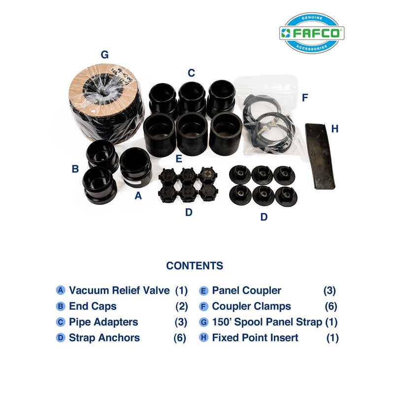 FAFCO System Installation Kit for In-Ground Swimming Pool Solar Heating Systems
