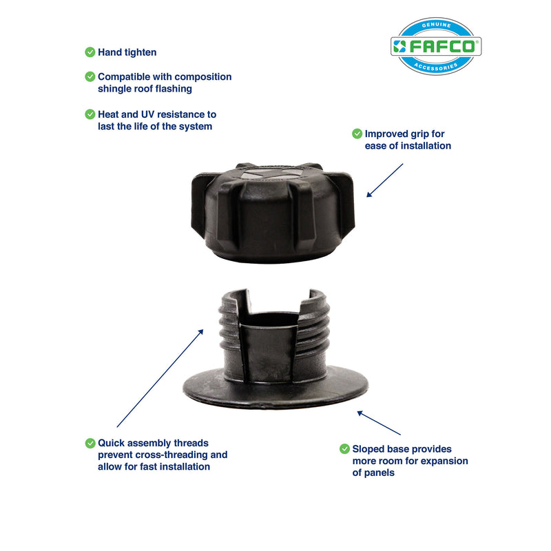 FAFCO System Kit for In-Ground Swimming Pool Solar Heating Systems (Used)