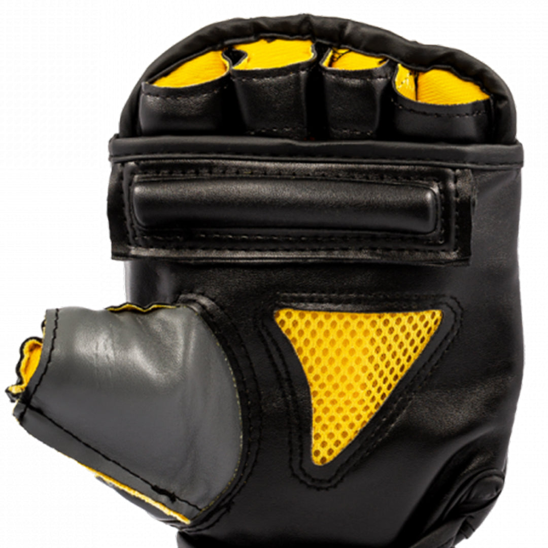 Everlast Evergel Wristwrap Heavy Bag MMA Boxing Gloves, Black, Small/Medium - VMInnovations
