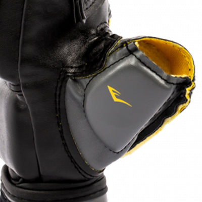 Everlast Evergel Wristwrap Heavy Bag MMA Boxing Gloves, Black, Sm/Med (Used)