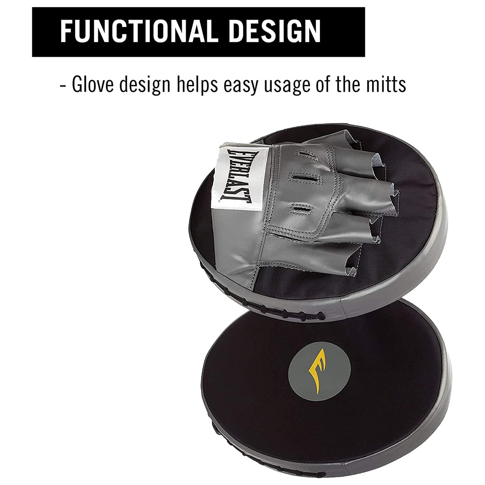 Everlast 1 Size Fits All Synthetic Punch Mitts with Full Boxing Glove Backing - VMInnovations