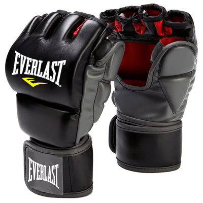 Everlast MMA Grappling Training Gloves w/Split Thumb Padding, LG/XL (Open Box)