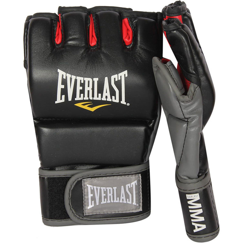 Everlast MMA Grappling Training Gloves w/Split Thumb Padding, LG/XL (Open Box)