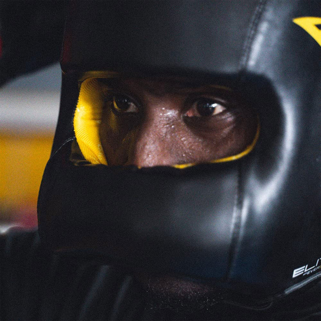 Everlast Elite Synthetic Leather Padded Headgear for Training, Medium/Large - VMInnovations