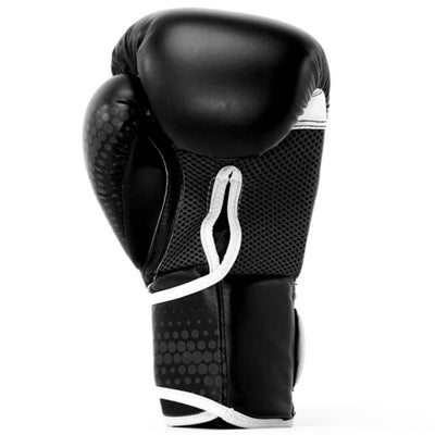 16 oz Spark Wrist Wrap Fitness Training Boxing Gloves, Black/White (Open Box)
