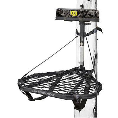 Hawk COMBAT Hunting Tree Stand, Set of 3 Climbing Sticks & Muddy Ambush Harness