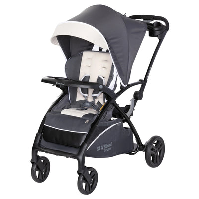 Baby Trend Sit N' Stand 5-in-1 Stroller & EZ-Lift Plus Infant Car Seat, Magnolia