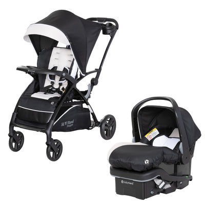 Baby Trend Sit N' Stand Stroller & EZ-Lift Plus Infant Car Seat, Modern Khaki - VMInnovations