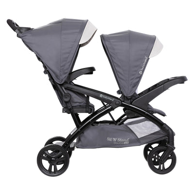 Baby Trend Sit N Stand Double Stroller w/ EZ-Lift Plus Infant Car Seat, Magnolia