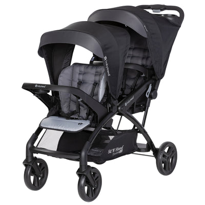 Baby Trend Sit N' Stand Double Stroller with EZ-Lift Car Seat (2 Pack), Stormy - VMInnovations