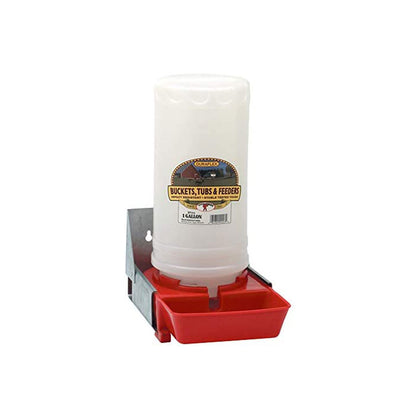 Little Giant 1-Gallon Impact Translucent Polyethylene Piglet Waterer  (6 Pack) - VMInnovations