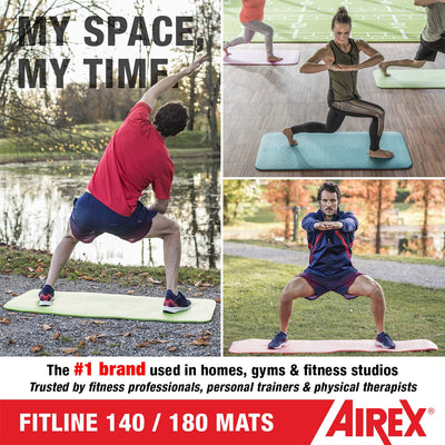 Airex Fitline 140 Closed Cell Foam Fitness Mat for Gym Use, Yoga & Pilates(Used)