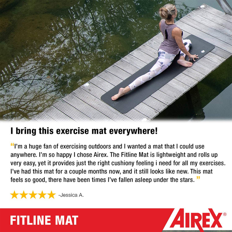 Airex Fitline 140 Closed Cell Foam Fitness Mat for Gym Use, Yoga & Pilates(Used)