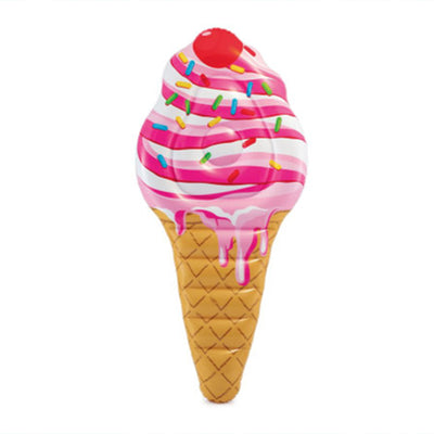 Intex Sprinkle Ice Cream 12 Gauge Vinyl Pool Float, Supports 220lbs (Open Box) - VMInnovations