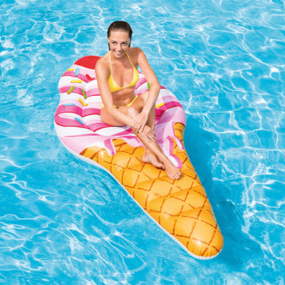 Intex Sprinkle Ice Cream 12 Gauge Vinyl Pool Float, Supports 220lbs (Open Box)