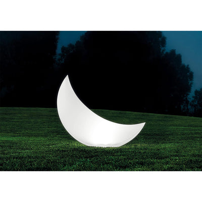 Intex Indoor/Outdoor Rechargeable Floating Crescent LED Decorative Accent Light