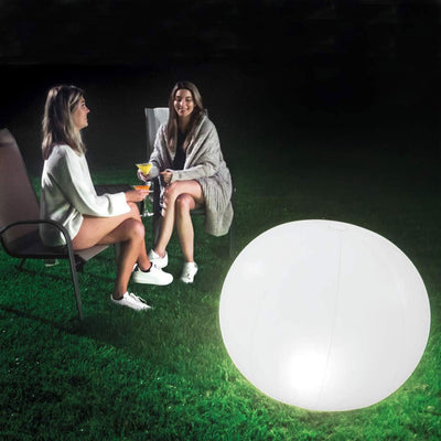 Intex Indoor/Outdoor Rechargeable Floating Globe LED Decorative Light (Open Box) - VMInnovations
