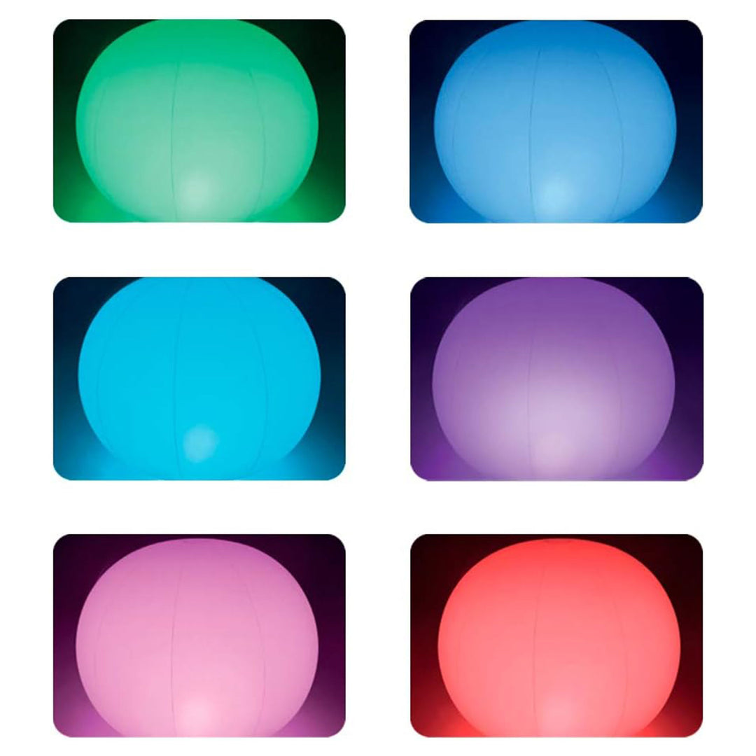 Intex Indoor/Outdoor Rechargeable Floating Globe LED Decorative Light (Open Box)