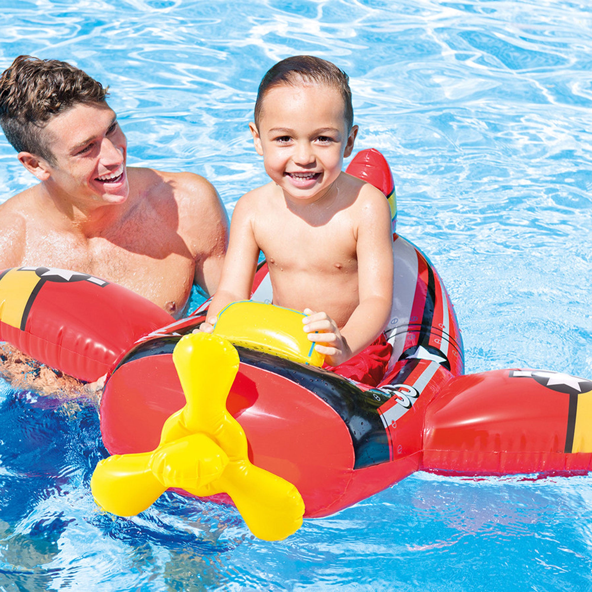 Intex The Wet Set Pool Cruisers Inflatable Pool Floats, Set of 3, Multicolor - VMInnovations
