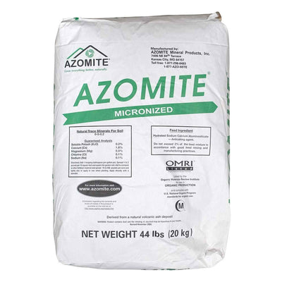 Azomite 44 lbs Micronized Organic Trace Mineral Soil Fertilizer Powder, (2 Pack)