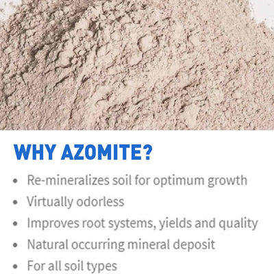 Azomite 44 lbs Micronized Organic Trace Mineral Soil Fertilizer Powder, (2 Pack)