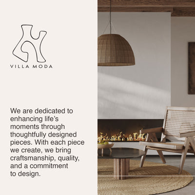 Villa Moda Silke Large Genie Decorative Modern Vase, Medium, White (Used) - VMInnovations