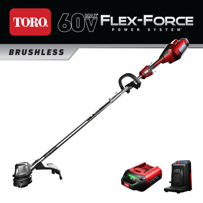 Toro Flex Force 60V Max 14/16" String Trimmer with Battery & Charger (Open Box) - VMInnovations