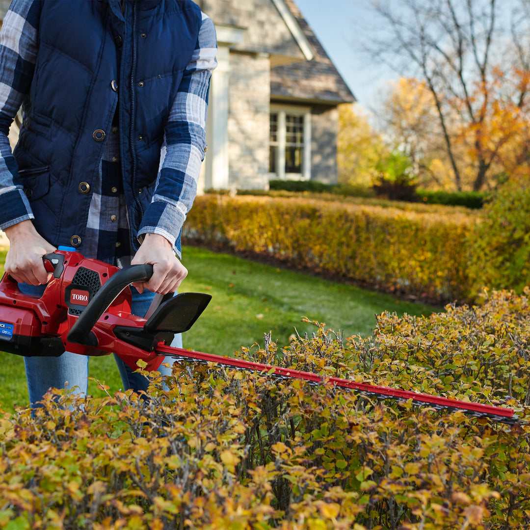 Flex Force 60V 24" Cordless Hedge Trimmer w/2.5Ah Battery & Charger (Open Box)
