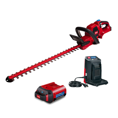 Flex Force 60V 24" Cordless Hedge Trimmer w/2.5Ah Battery & Charger (Open Box)