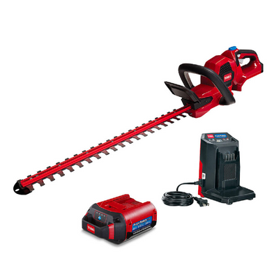 Flex Force 60V 24" Cordless Hedge Trimmer w/2.5Ah Battery & Charger (Open Box) - VMInnovations
