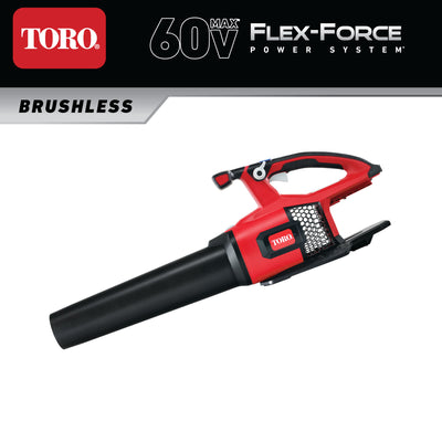 Toro 60 Volt 120Mph Electric Brushless Cordless Leaf Blower, Tool Only(Open Box) - VMInnovations