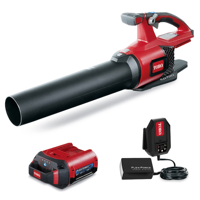 Toro 60 Volt Cordless Handheld Leaf Blower w/ 2 Ah Battery & Charger (Used)