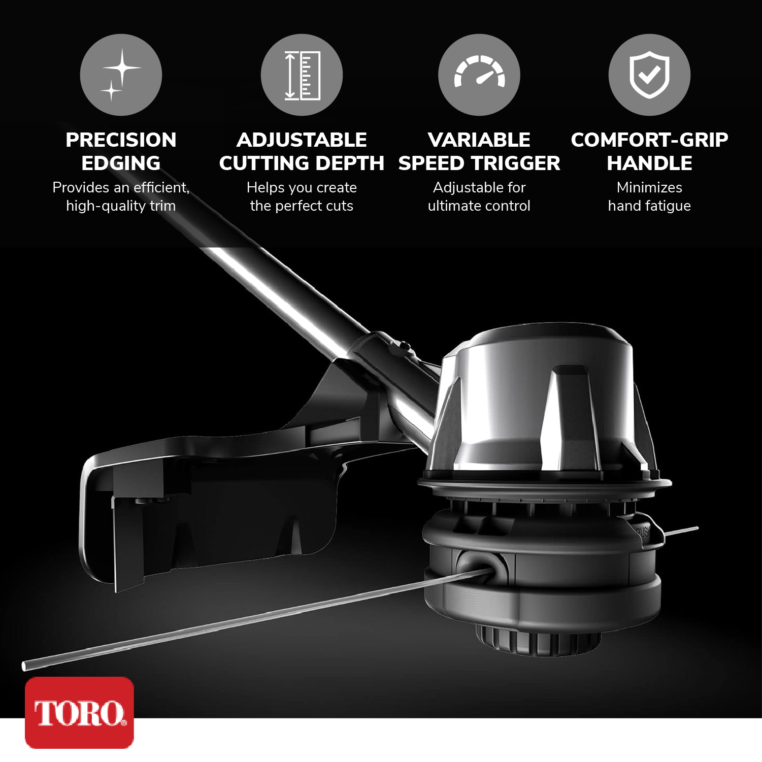 Toro Flex Force 60V Max Lithium-Ion Brushless Cordless 14/16" Trimmer(For Parts) - VMInnovations
