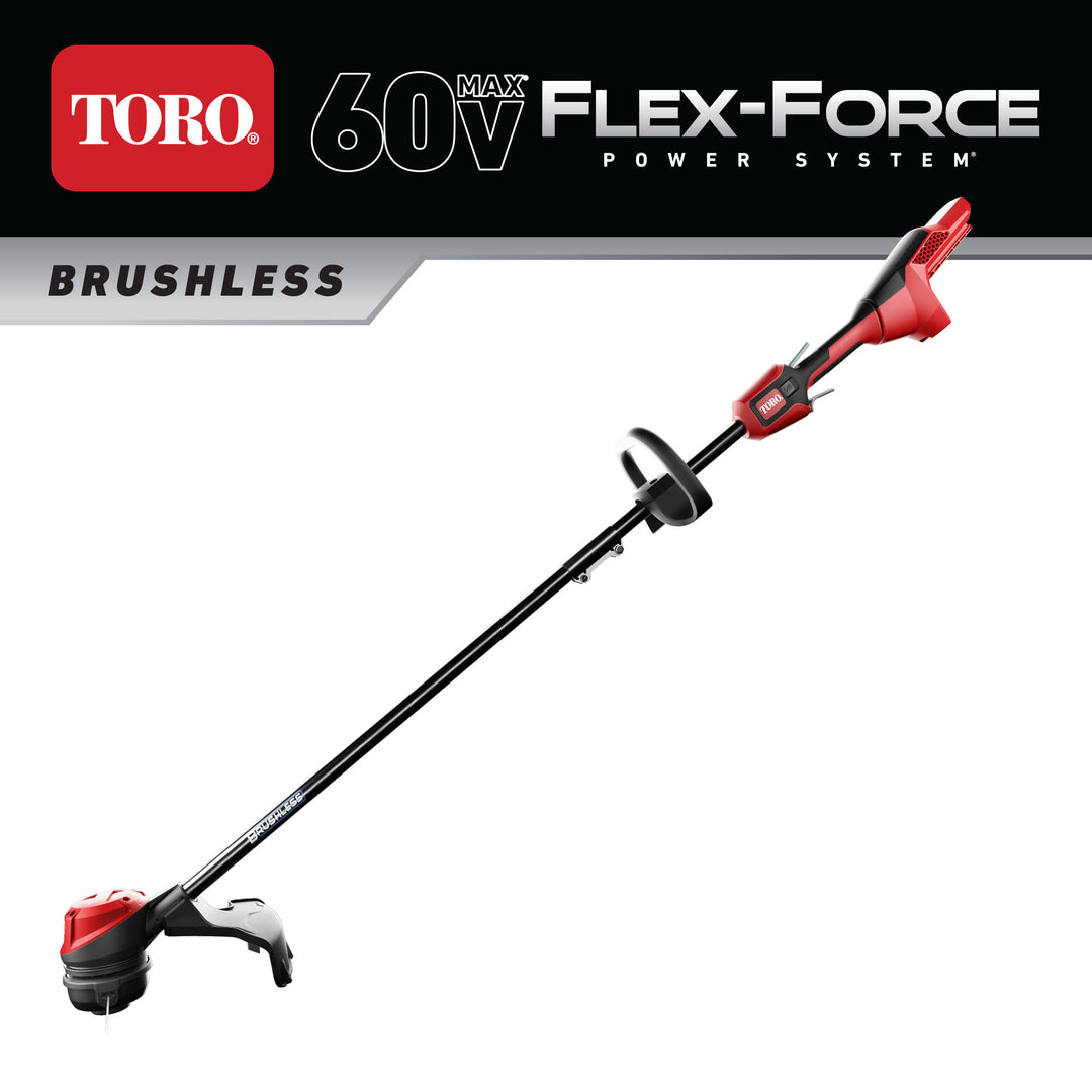 Toro Flex Force 60V Max Lithium-Ion Brushless Cordless Trimmer (Used)
