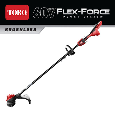 Toro Flex Force 60V Max Lithium-Ion Cordless 13/15" String Trimmer (Open Box)