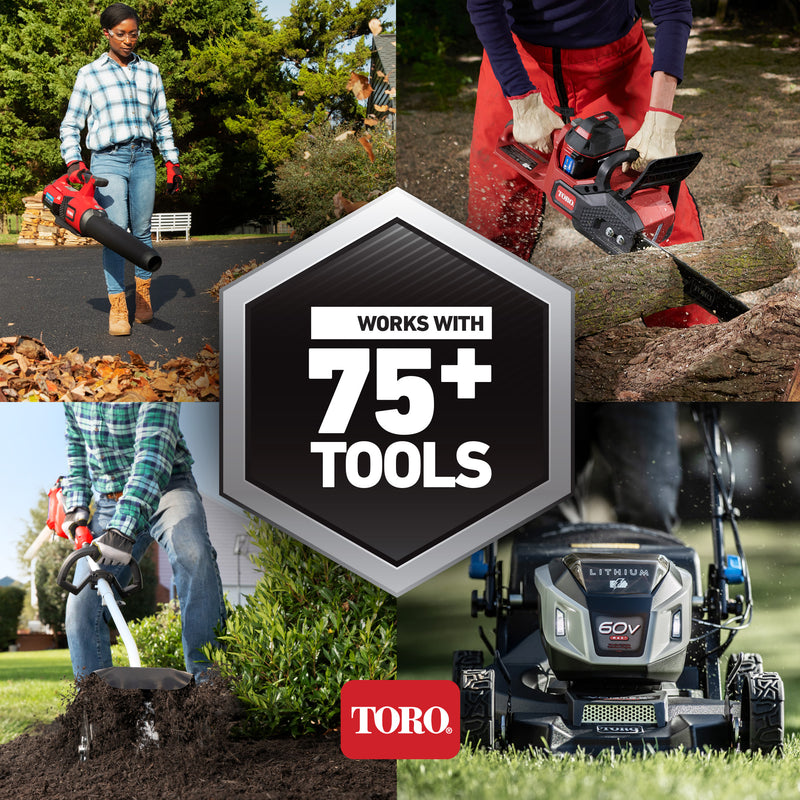 Toro Flex Force 60V Max 8" Cordless Electric Lawn Edger, (Tool Only) (Open Box)