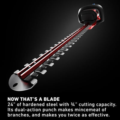 Flex Force 60V Max 24 In Lithium Ion Cordless Hedge Trimmer(Tool Only)(Open Box) - VMInnovations