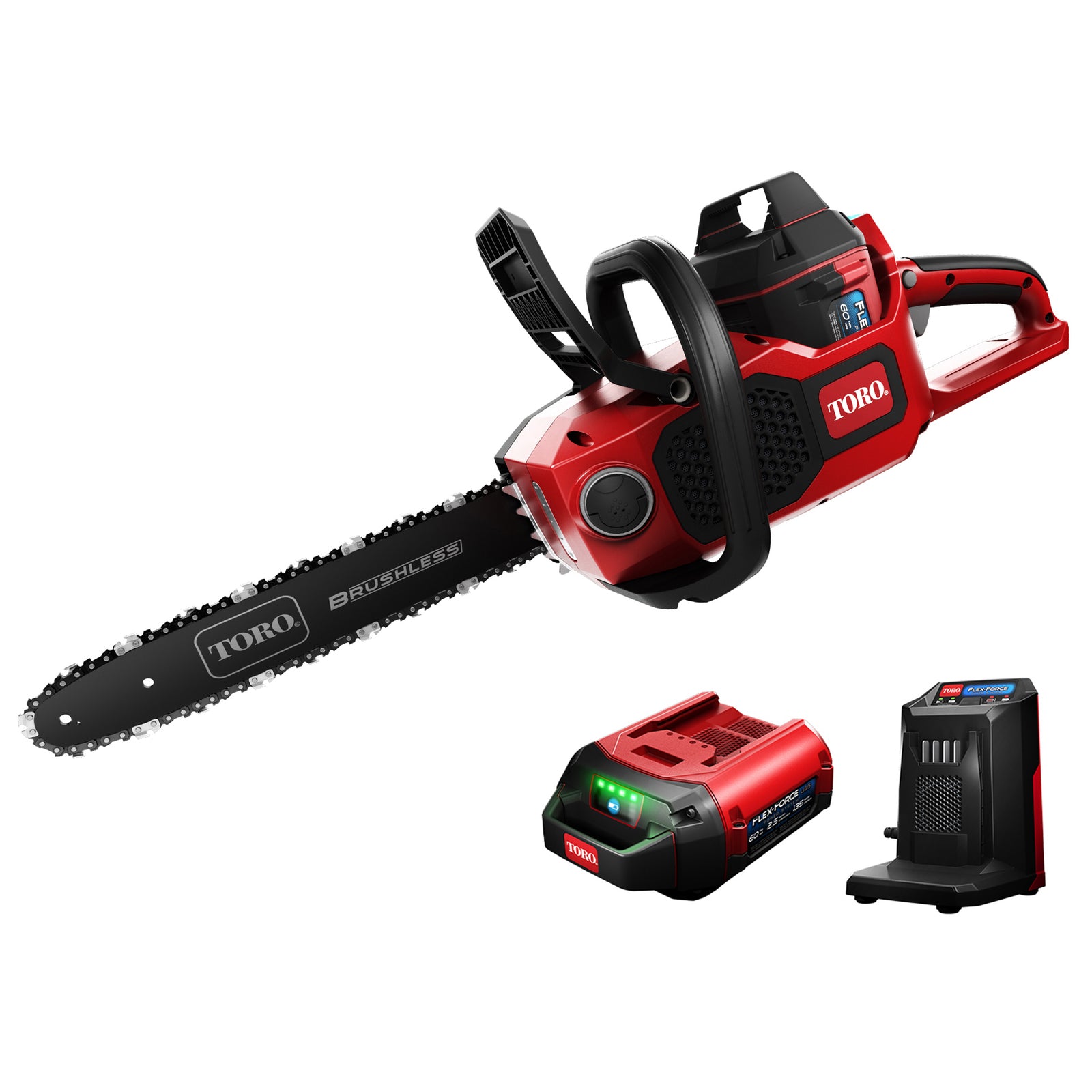 Toro Flex Force 60V 16" Electric Chainsaw w/2.5Ah Battery & Charger (For Parts) - VMInnovations