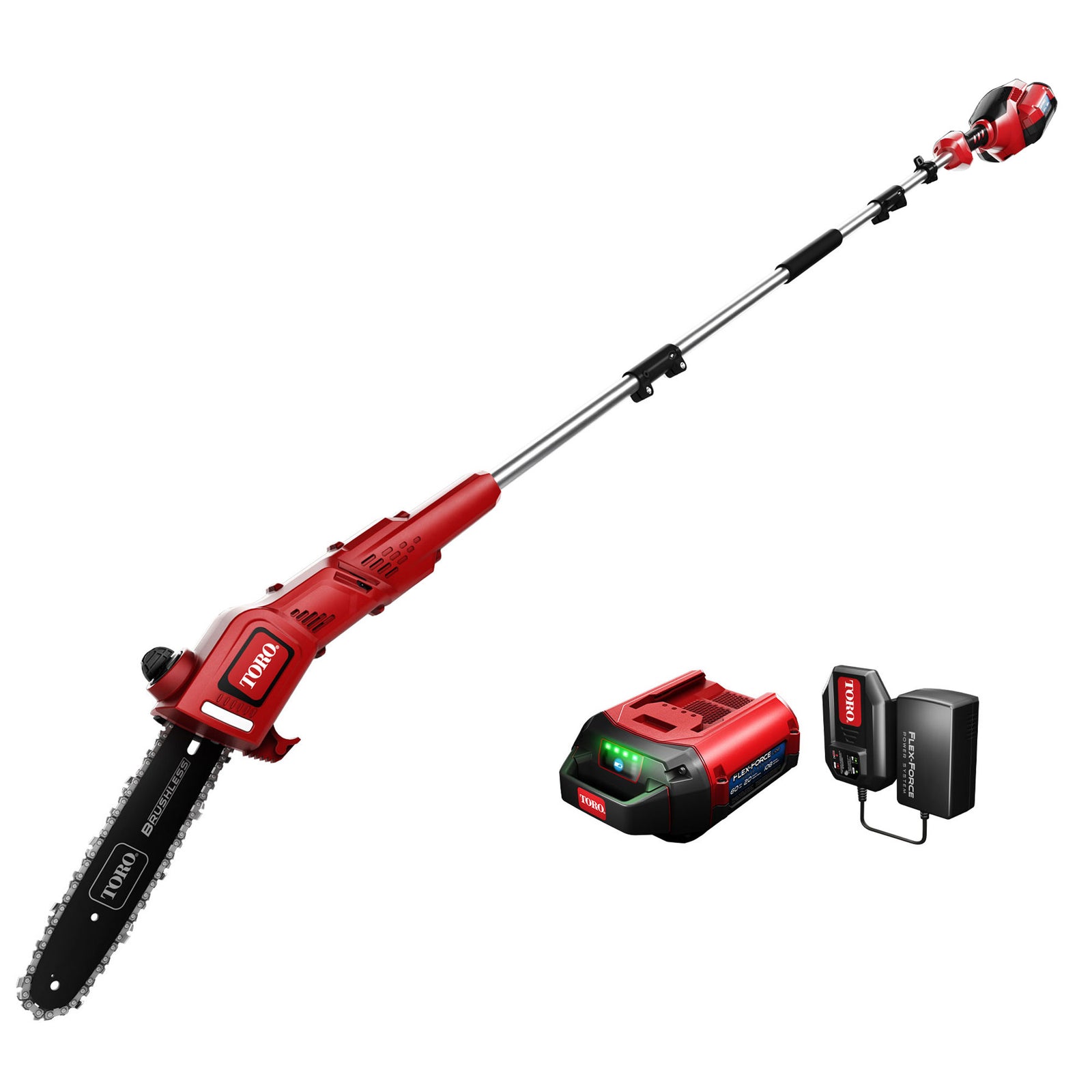 Toro Flex Force 60V Max 10" Cordless Electric Pole Saw Battery & Charger (Used) - VMInnovations