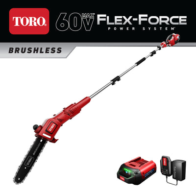 Toro Flex Force 60V 10" Cordless Electric Pole Saw w/ Battery&Charger(Open Box) - VMInnovations