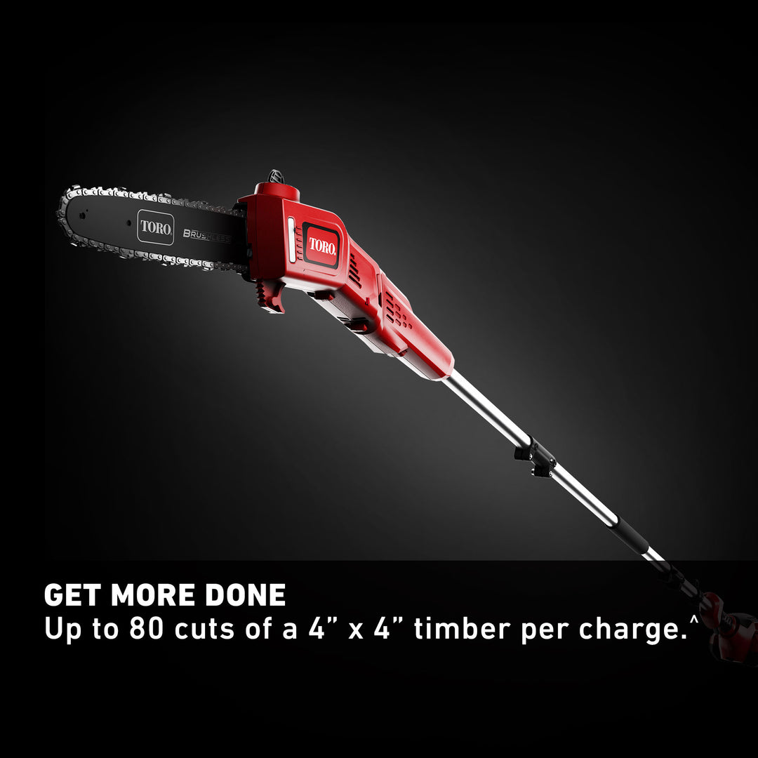 Toro Flex Force 60V 10" Cordless Electric Pole Saw w/ Battery&Charger(Open Box)