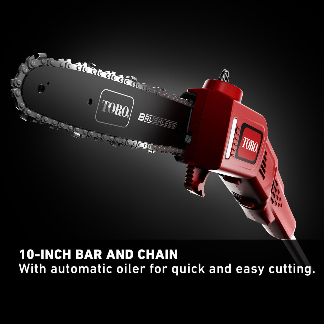 Toro Flex Force 60V 10" Cordless Electric Pole Saw w/ Battery&Charger(Open Box)