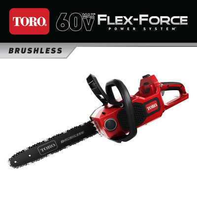 Toro Flex Force 60V Max 16" Ion Battery Electric Chainsaw (Tool Only) (Used)