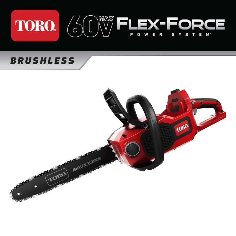 Flex Force 60V Max 16"Lithium Ion Battery Electric Chainsaw(Tool Only)(Open Box)